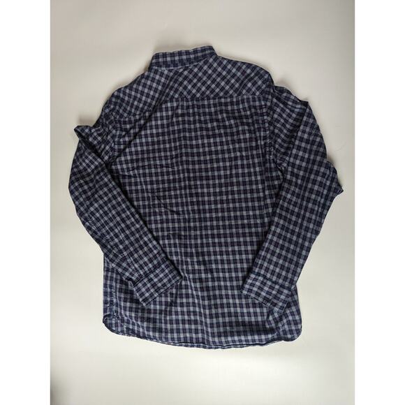 Scotch & Soda Womens Plaid Convertible sleeve button down shirt cotton top XL - Picture 2 of 6